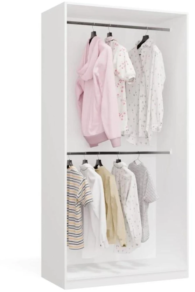 Top E Shop Hurtownia Mebli Baldų didmeninės prekybos spinta OPENO 2W BALTA