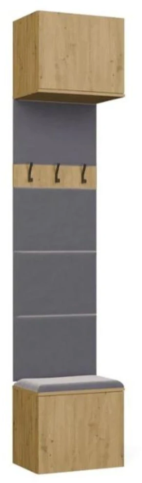 Top E Shop HAGA 1SZ Artisan Oak Coat Rack