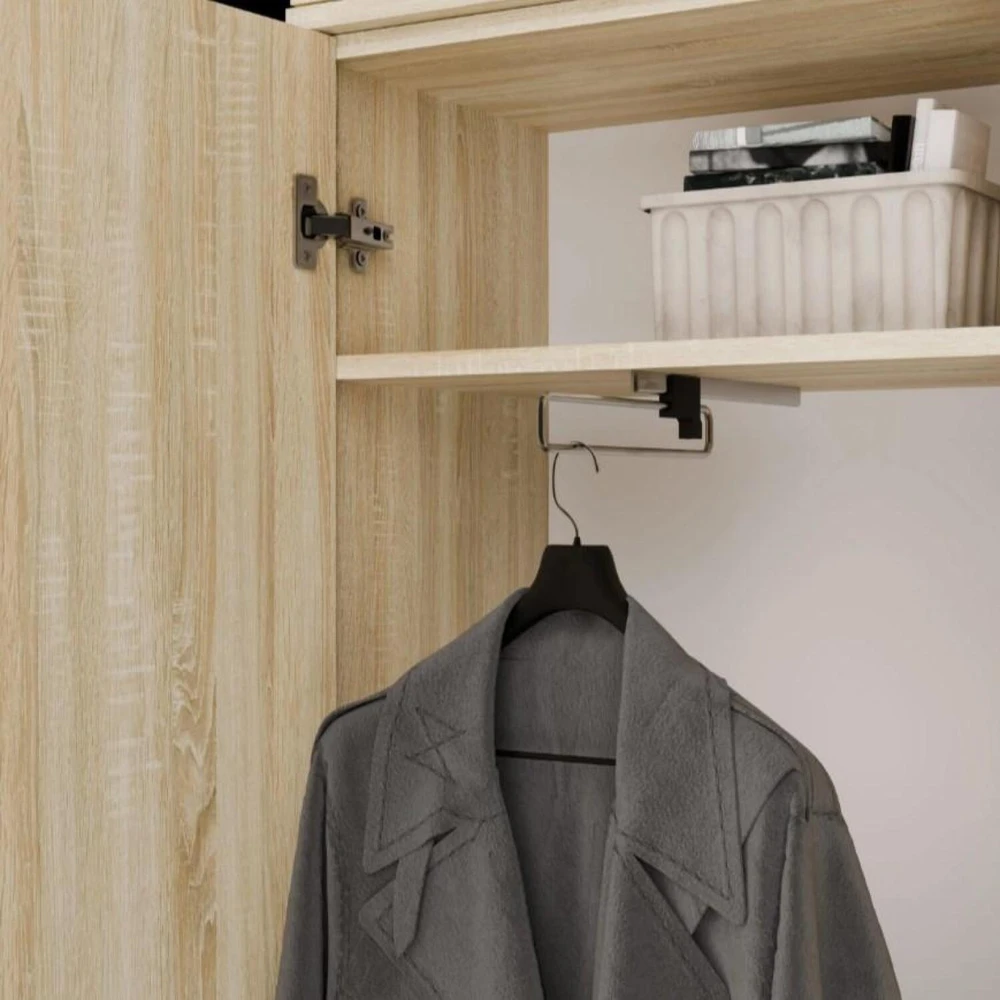 Top E Shop HAGA 1SZ drabužių spinta – Sonamos ąžuolas