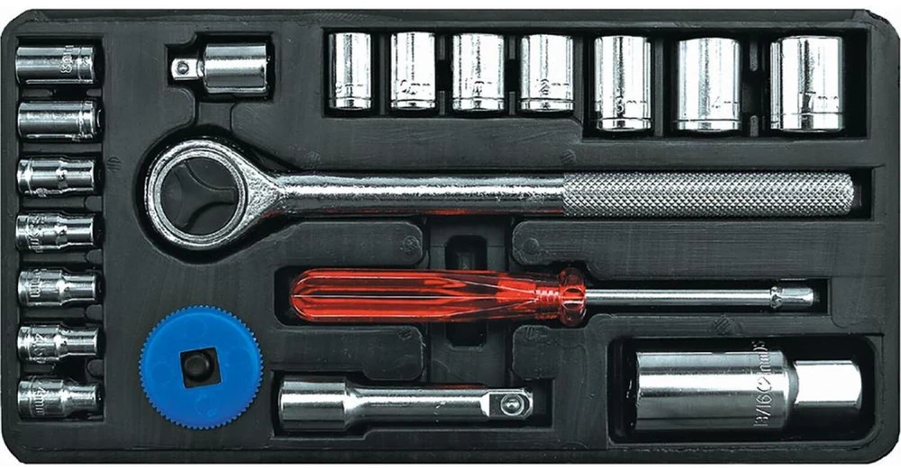 Toya VOREL Rinkinys KLUCZY rinkinys 21 vnt 3/8"