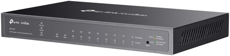 Šakotuvas TP-LINK | Komutatorius | TL-SG2210P | Tvarkomas per interneto sąsają | Stalinis | SFP jungčių skaičius 2 | Power over Ethernet (PoE) jungčių skaičius 8 | Maitinimo šaltinio tipas Išorinis