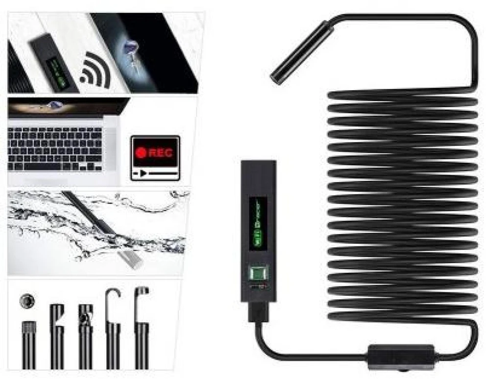 Endoskopinė kamera Tracer HardWire 5M 8MM, Juodos spalvos