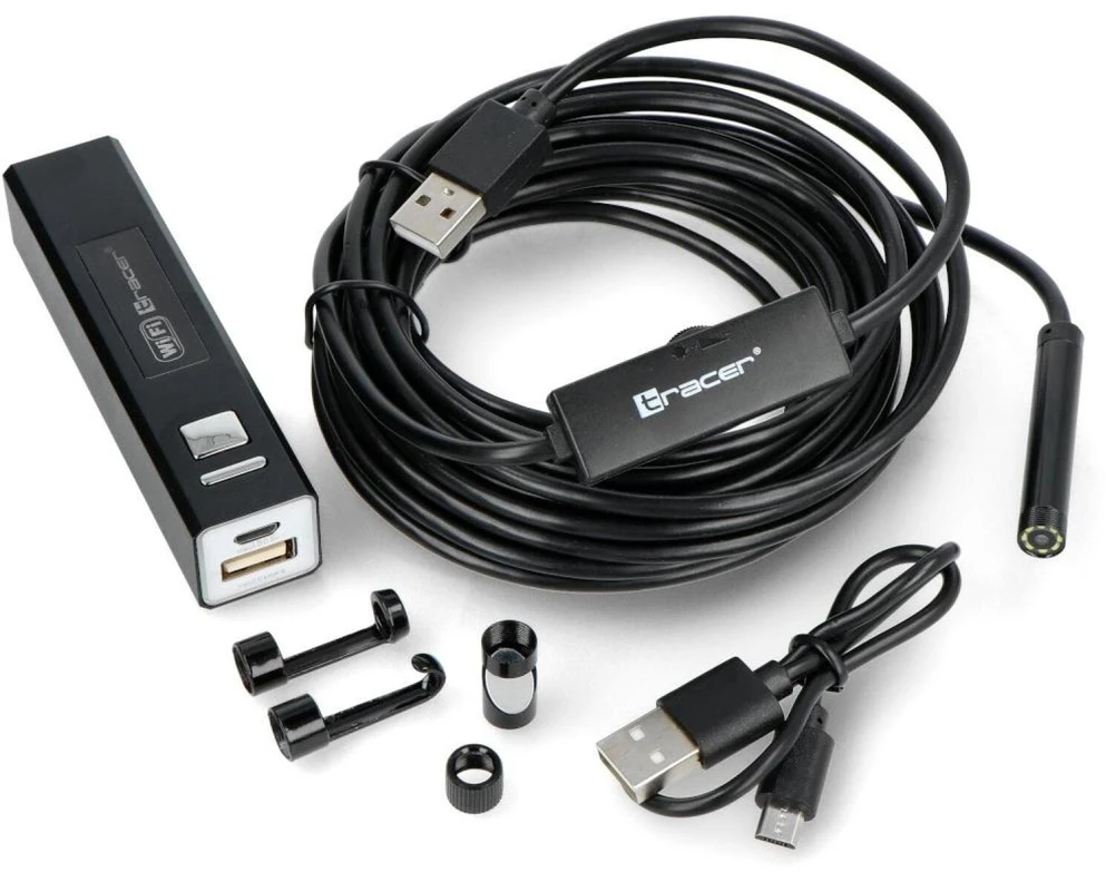 Endoskopinė kamera Tracer HardWire 5M 8MM, Juodos spalvos