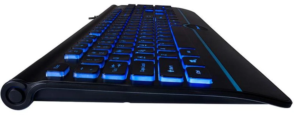 Klaviatūra žaidimams Tracer OFIS PRO su laidu membraninė su pašvietimu (na balta ir) juoda