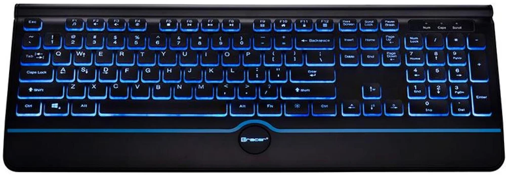 Klaviatūra žaidimams Tracer OFIS PRO su laidu membraninė su pašvietimu (na balta ir) juoda