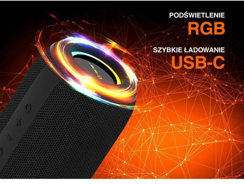 Tracer XtremeBeat Ultra nešiojama kolonėlė, Juodos spalvos