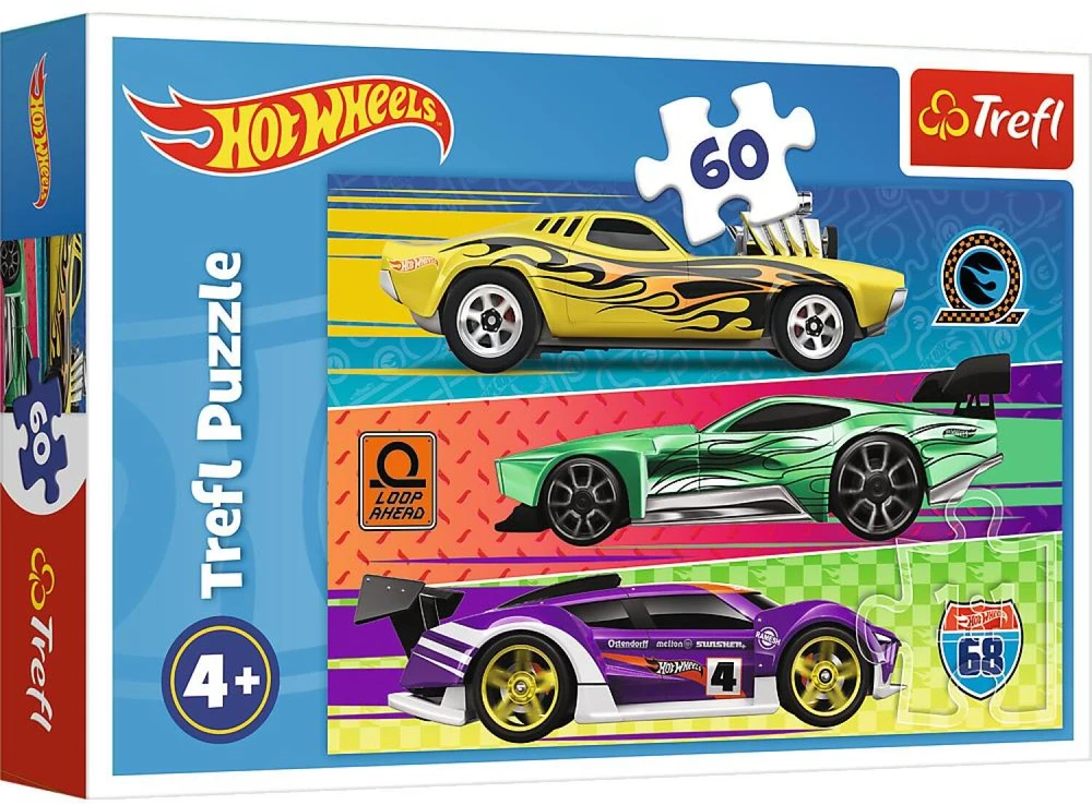 Trefl Dėlionė 60 vnt. - Hot Wheels