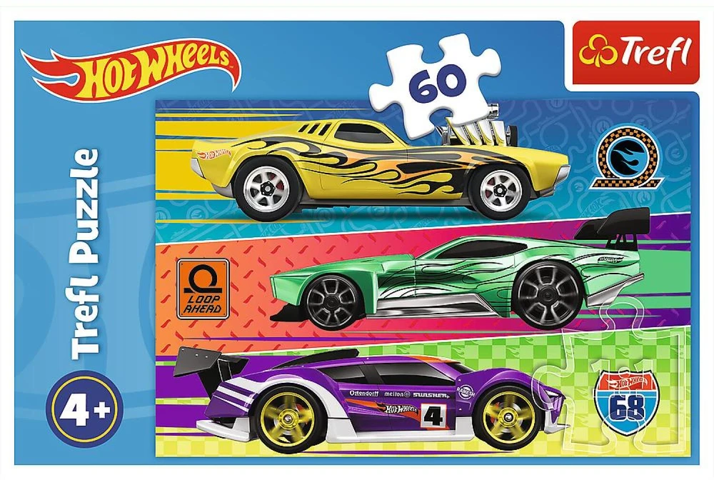 Trefl Dėlionė 60 vnt. - Hot Wheels