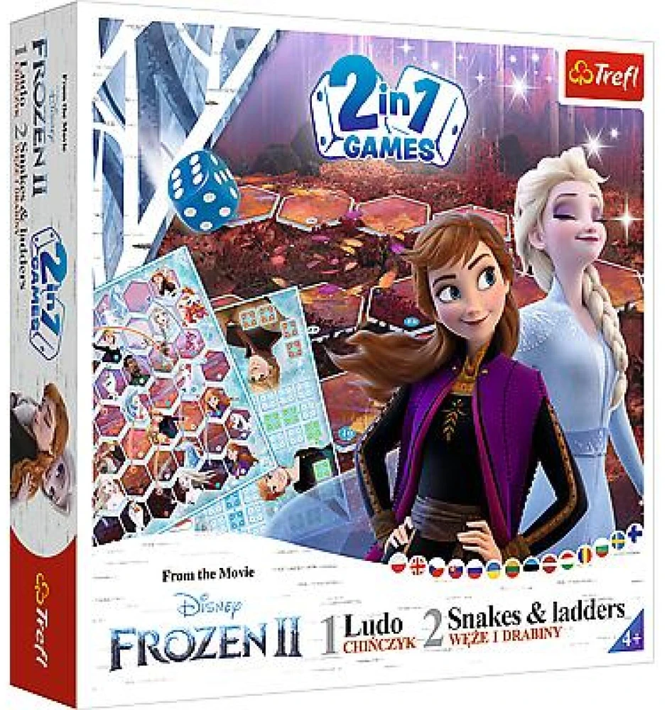 Trefl Stalo žaidimas "2 in 1 Frozen II"
