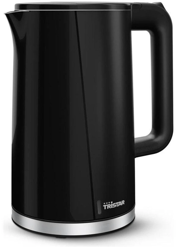 Tristar Double Walled Virdulys | WK-3407 | Elektrinis | 2200 W | 1,7 l | Plastikas | 360° sukamasis pagrindas | Juodas