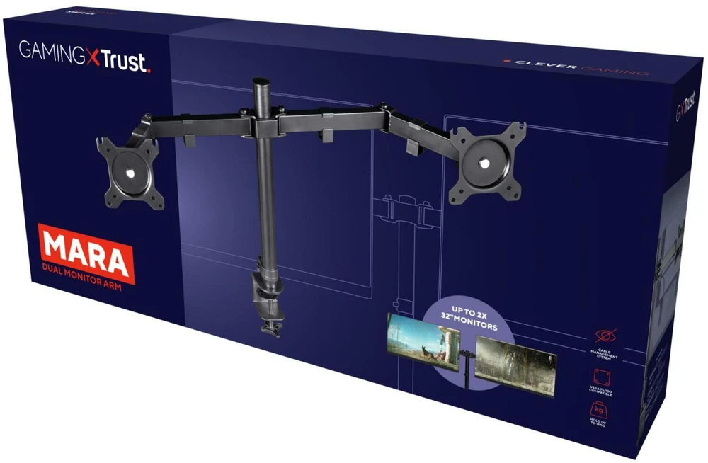Monitoriaus laikiklis Trust GXT1120 MARA DUAL