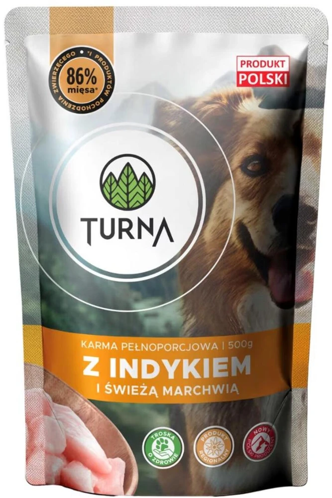 TUA TURNA su kalakutiena – šlapias pašaras šuniui – 500g