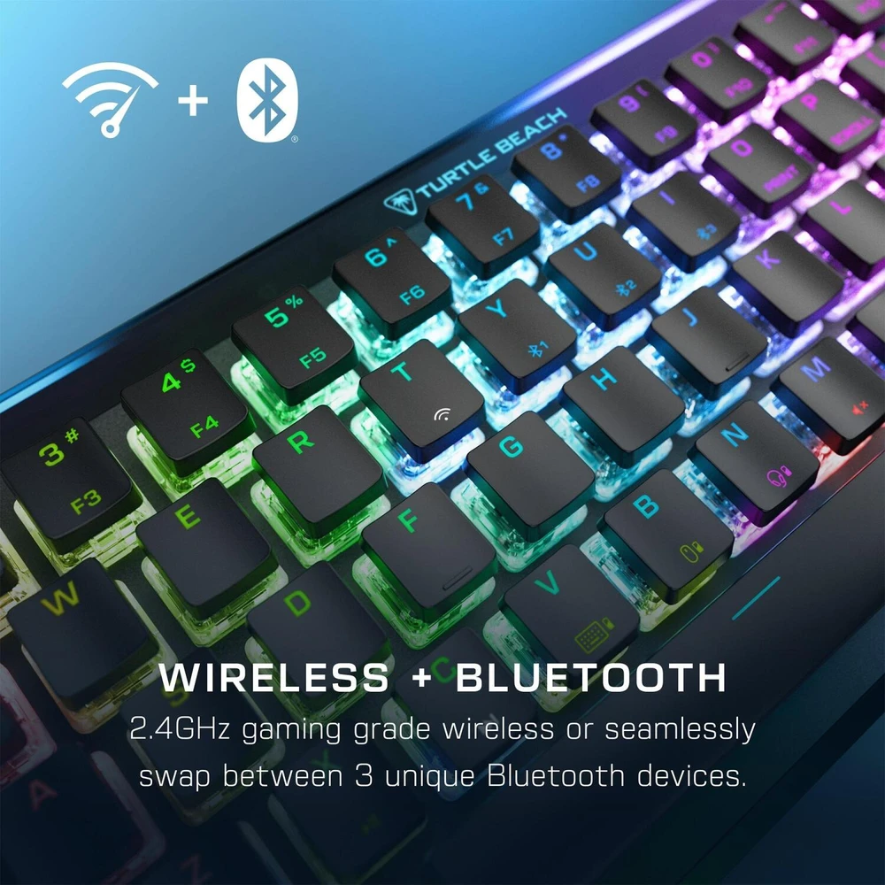 Turtle Beach Vulcan II Mini Air Gaming-Klaviatūra. Juodas