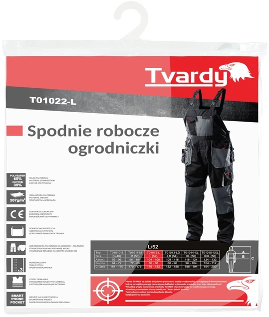 Tvardy TVARDY kombinezonai, L dydis (52) (10)