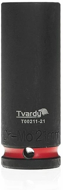 Tvardy Ilgas smūginis antgalis 1/2'' 6-kampis 21mm CR-MO (6/48)