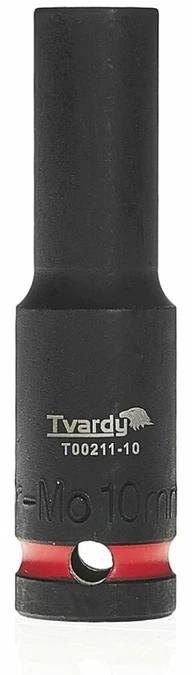 Tvardy Ilgas smūginis antgalis 1/2'' 6-kampis 10mm CR-MO (6/72)