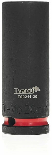 Tvardy Ilgas smūginis antgalis 1/2'' 6-kampis 20mm CR-MO (6/36)
