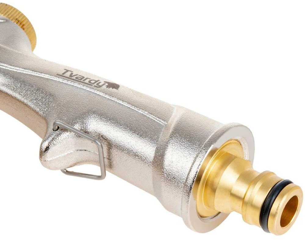 „Tvardy“ reguliuojamas sodo pistoletas, ilgas, BRASS-LINE (20)