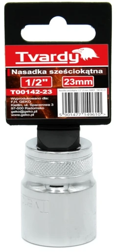 Geko NASADKA SZEŚCIOKĄTNA 1/2'' 23 MM TVARDY (10/100) T00142-23 GEKO