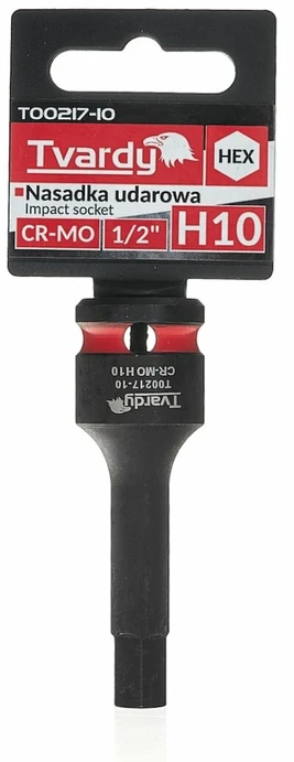 Tvardy Smūginis antgalis HEX 1/2'' H10 CR-MO (10/100)