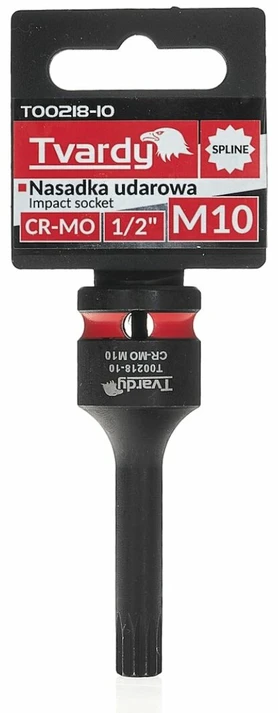 Tvardy Smūginė galvutė SPLINE 1/2'' M10 CR-MO (10/100)