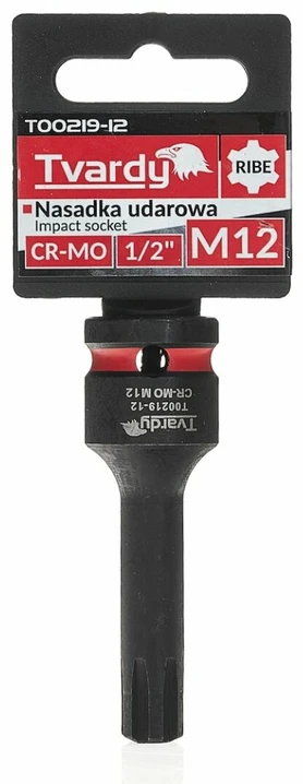 Tvardy Smūginė galvutė RIBE 1/2'' M12 CR-MO (10/100)