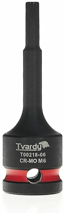 Tvardy Užmaiga smūginė SPLINE 1/2'' M6 CR-MO (10/100)