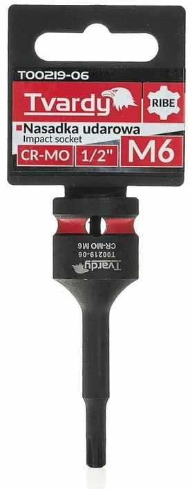 Tvardy Smūginis antgalis RIBE 1/2'' M6 CR-MO (10/100)