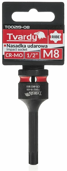 Tvardy Nasadka smūginis RIBE 1/2'' M8 CR-MO (10/100)