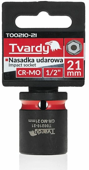 King Tony Smūginė galvutė 1/2'' 6 kampų 21 mm CR-MO (10/120)