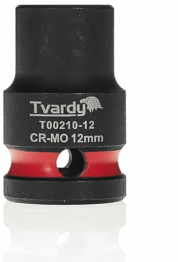 Tvardy Smūginė galvutė 1/2'' 6-kampė 12mm CR-MO (10/200)