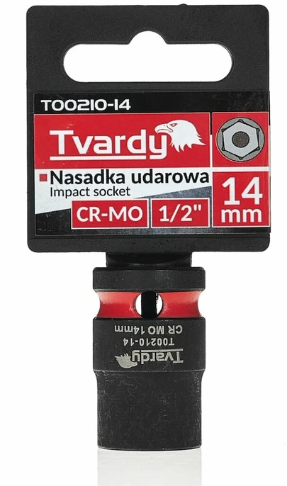 Tvardy Smūginė galvutė 1/2'' 6-kampė 14mm CR-MO (10/200)