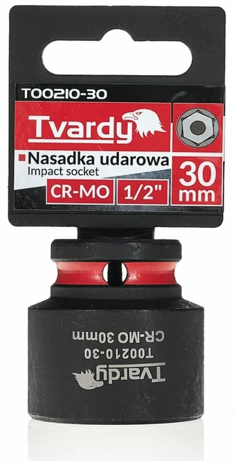 Tvardy Smūginis antgalis 1/2'' 6-kampis 30mm CR-MO (10/40)