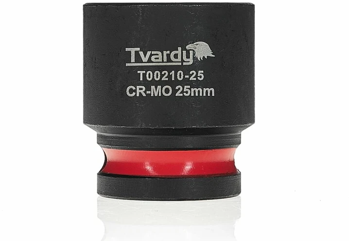 Tvardy Smūginis antgalis 1/2'' 6-kampis 25mm CR-MO (10/60)