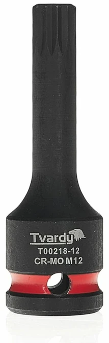 Tvardy Smūginis antgalis SPLINE 1/2'' M12 CR-MO (10/100)