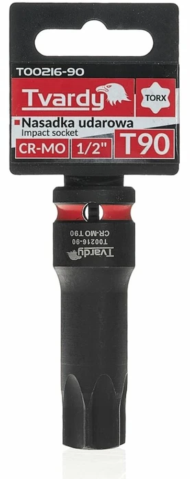 Tvardy Smūginė galvutė TORX 1/2'' T90 CR-MO (8/80)