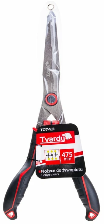 Tvardy Gyvatvorės žirklės su banguotu ašmenimis 475mm PTFE (12)