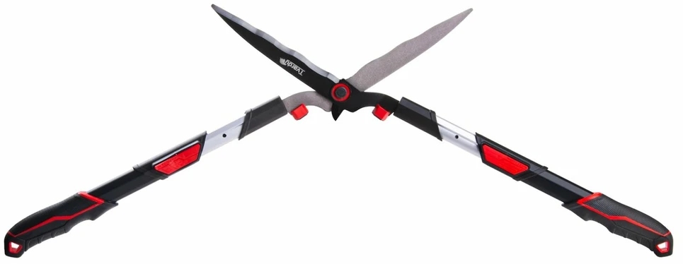 Tvardy Teleskopinės gyvatvorės žirklės su banguotu ašmeniu 735-865mm PTFE (6/12)