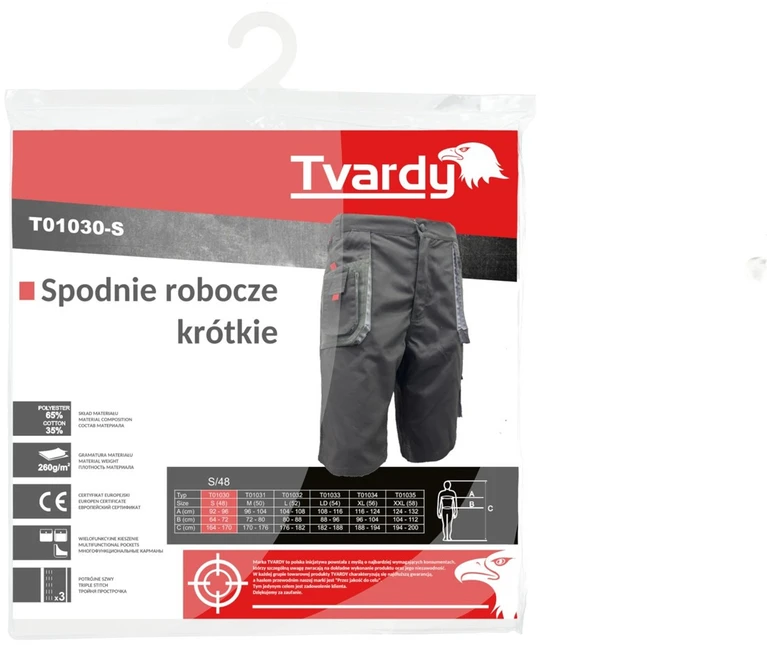 TVARDY darbo šortai S dydis (10)