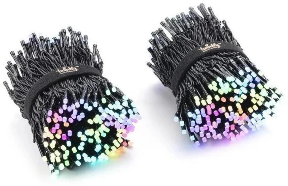 Kalėdinė išmanioji lempučių girlianda Twinkly Strings 600L 4,3mm RGB