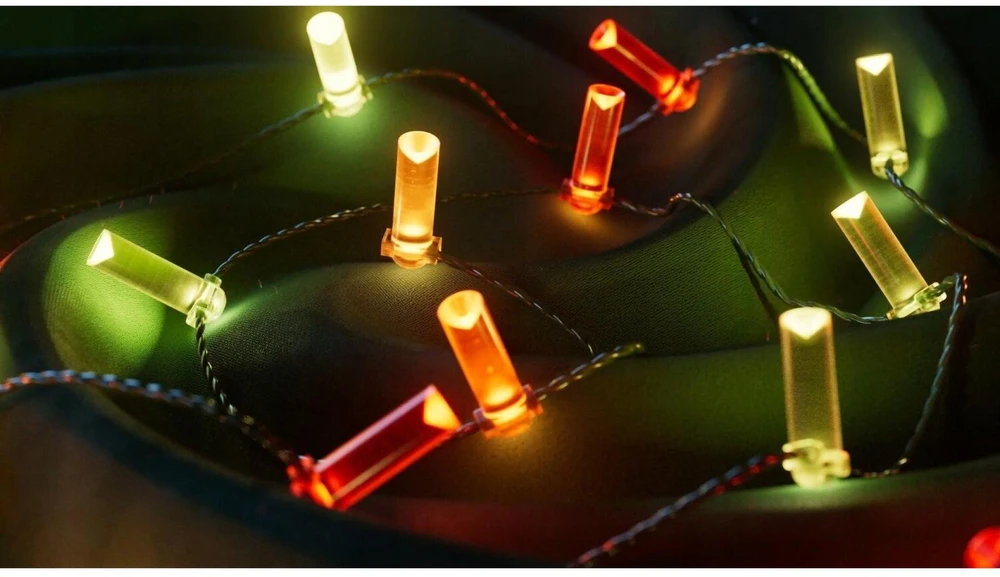 Kalėdinė girlianda Twinkly Candies 100 RGB LED USB- C, žalios spalvos laidas
