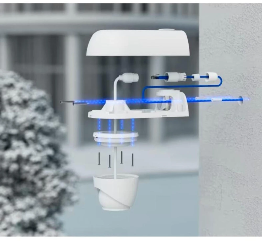 UBIQUITI Baltas ARM MONTAVIMO PRIEDAS, KURIS G5 TURRET ULTRA Tvirtina PRIE SIENOS, KAMPO AR stiebo