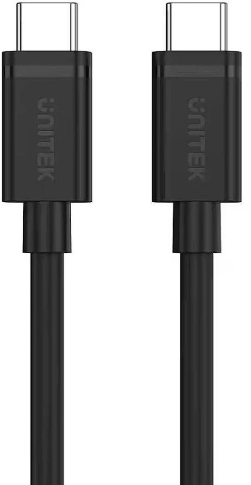 UNITEK Y-C477BK01-2M USB laidas USB 3.2 Gen 1 (3.1 Gen 1) USB C 5 Gbit/s 60 W Juodas