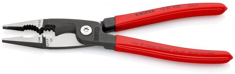 Knipex 6 viename elektros instaliacijos replės (13 81 200)