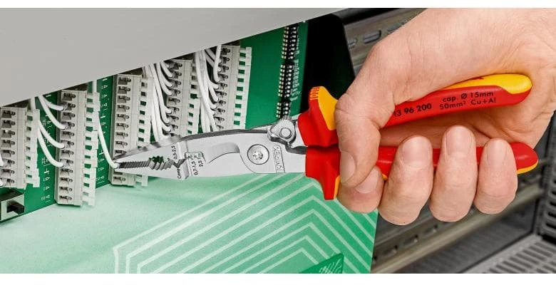 Knipex 6 viename elektros instaliacijos replės (13 81 200)