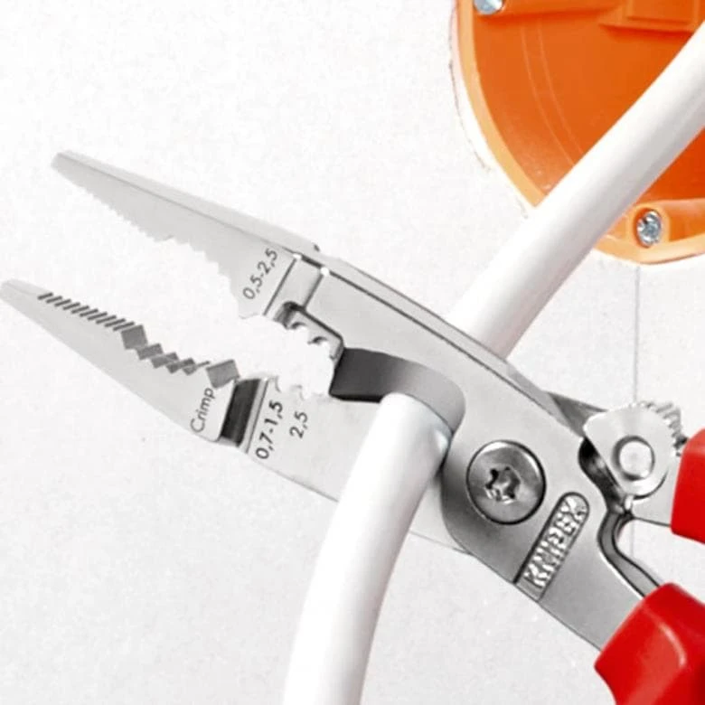 Knipex 6 viename elektros instaliacijos replės (13 81 200)