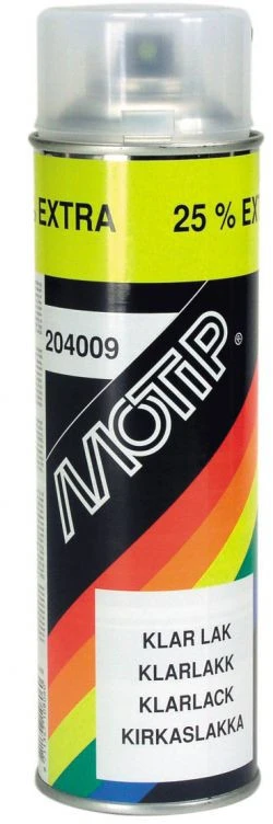 Skaidrus lakas CLEAR VARNISH blizgus 500 ml, Motip