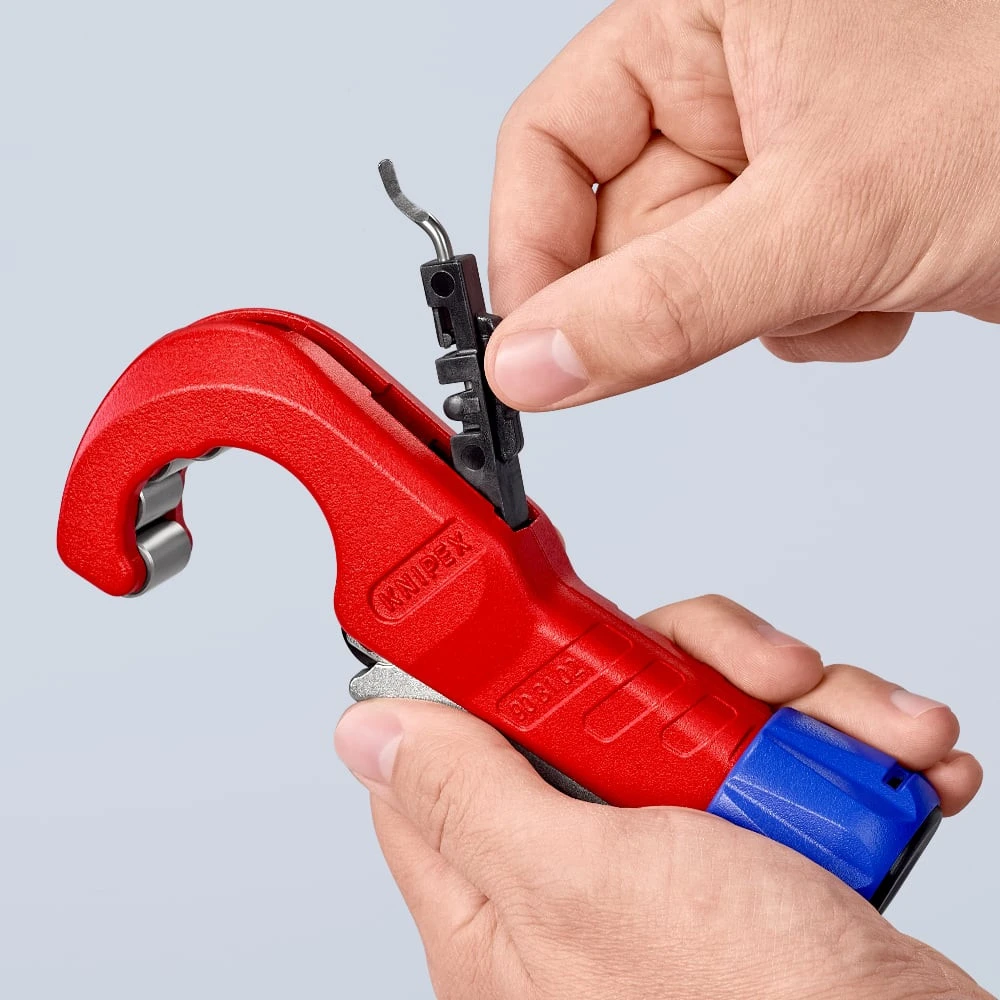 Knipex Rohrschneider TubiX (raudona, Ø 6 - 35mm)