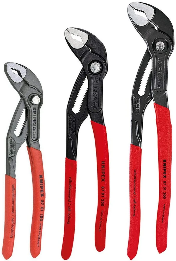 Knipex replių komplektas Cobra, 3 vnt.