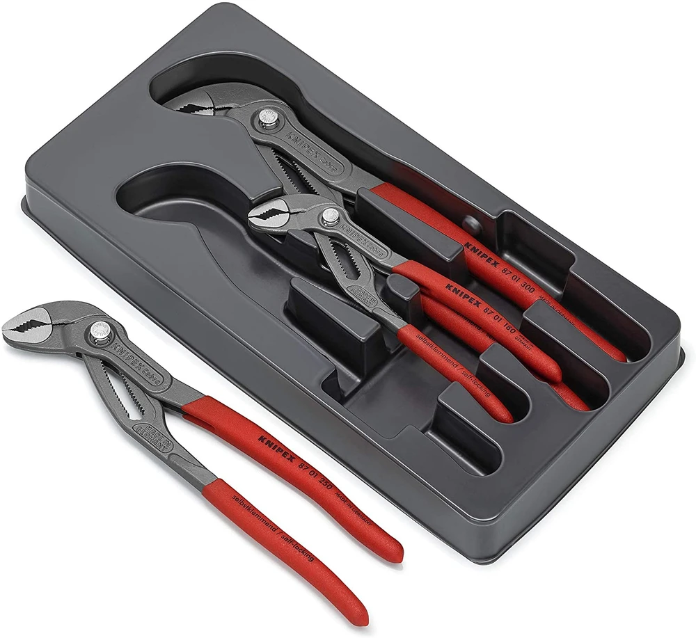 Knipex replių komplektas Cobra, 3 vnt.